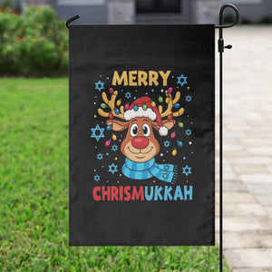 Merry Chrismukkah Garden Flag Jewish Happy Christmas Hanukkah Reindeer Menorah TS10 Print Your Wear