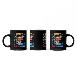 Merry Chrismukkah Coffee Mug Jewish Happy Christmas Hanukkah Reindeer Menorah TS10 Print Your Wear