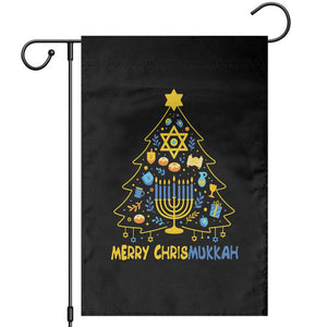 Merry Chrismukkah Garden Flag Jewish Happy Hanukkah Christmas Tree TS10 Black Print Your Wear