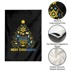 Merry Chrismukkah Garden Flag Jewish Happy Hanukkah Christmas Tree TS10 Print Your Wear
