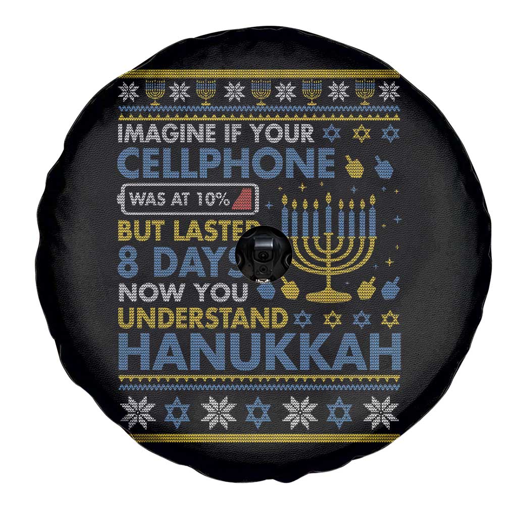 Funny Ugly Hanukkah Spare Tire Cover Imagine Your Cellphone Chanukah Jewish TS10 Print Your Wear