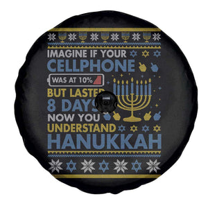 Funny Ugly Hanukkah Spare Tire Cover Imagine Your Cellphone Chanukah Jewish TS10 Print Your Wear