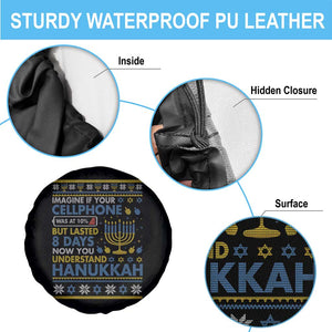 Funny Ugly Hanukkah Spare Tire Cover Imagine Your Cellphone Chanukah Jewish TS10 Print Your Wear