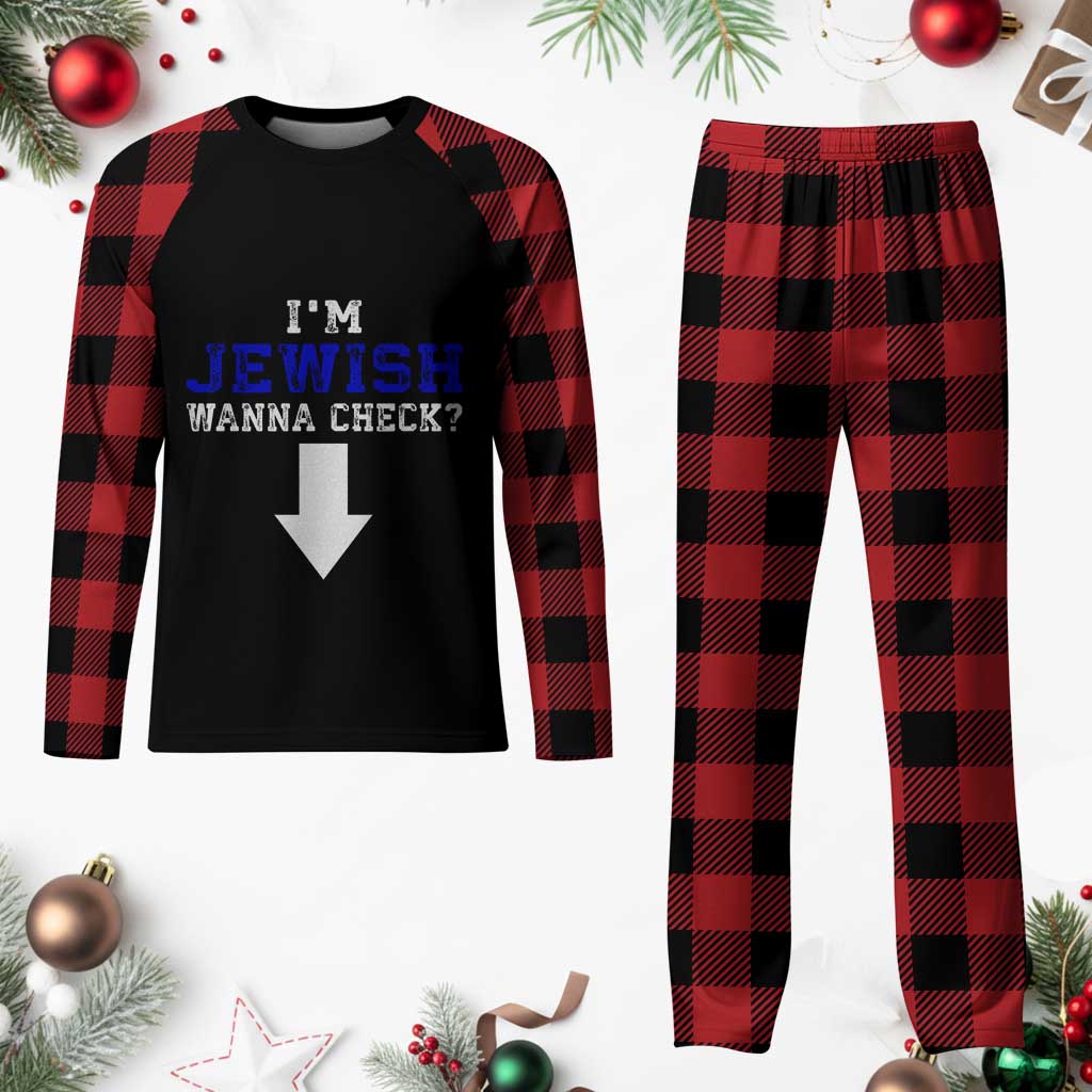 Funny Jewish Plaid Pajama Set Im Jewish Wanna Check TS10 Buffalo Plaid Print Your Wear