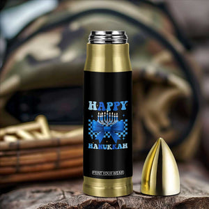 Coquette Hanukkah Bullet Tumbler Jewish Menorah Bow Girls TS10 Print Your Wear