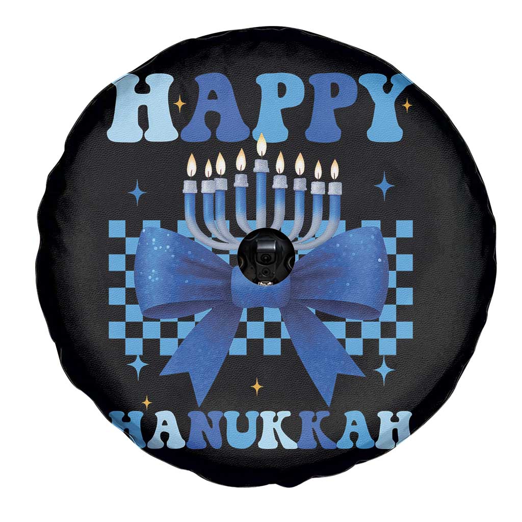 Coquette Hanukkah Spare Tire Cover Jewish Menorah Bow Girls TS10 Print Your Wear