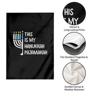 Funny Hanukkah Pajama Garden Flag This is My Pajamakah Gift Chanukah TS10 Print Your Wear