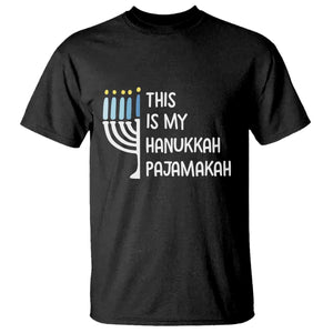 Funny Hanukkah Pajama T Shirt This is My Pajamakah Gift Chanukah TS10 Black Print Your Wear