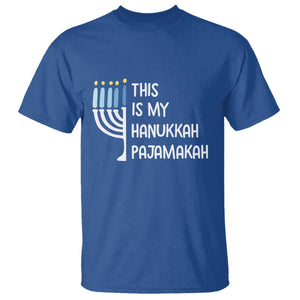 Funny Hanukkah Pajama T Shirt This is My Pajamakah Gift Chanukah TS10 Royal Blue Print Your Wear