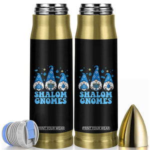 Happy Hanukkah Bullet Tumbler Retro Groovy Eight Nights Lights TS10 Black Print Your Wear