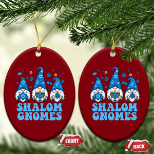 Happy Hanukkah Ceramic Ornament Retro Groovy Eight Nights Lights TS10 Print Your Wear