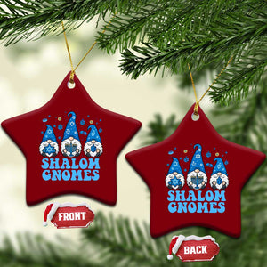 Happy Hanukkah Ceramic Ornament Retro Groovy Eight Nights Lights TS10 Print Your Wear