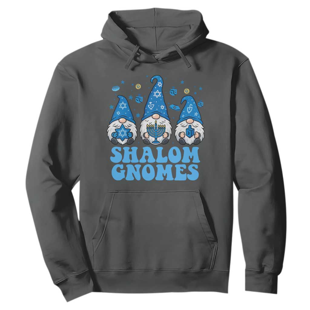 Happy Hanukkah Hoodie Retro Groovy Eight Nights Lights TS10 Dark Heather Print Your Wear