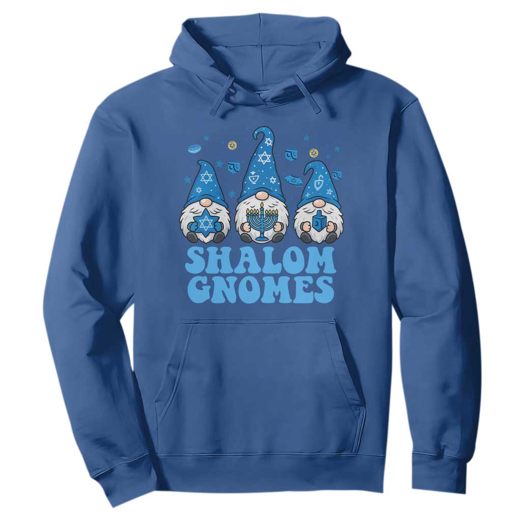 Happy Hanukkah Hoodie Retro Groovy Eight Nights Lights TS10 Royal Blue Print Your Wear