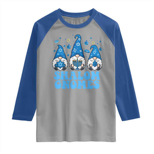 Happy Hanukkah Raglan Shirt Retro Groovy Eight Nights Lights TS10 Sport Gray Royal Print Your Wear