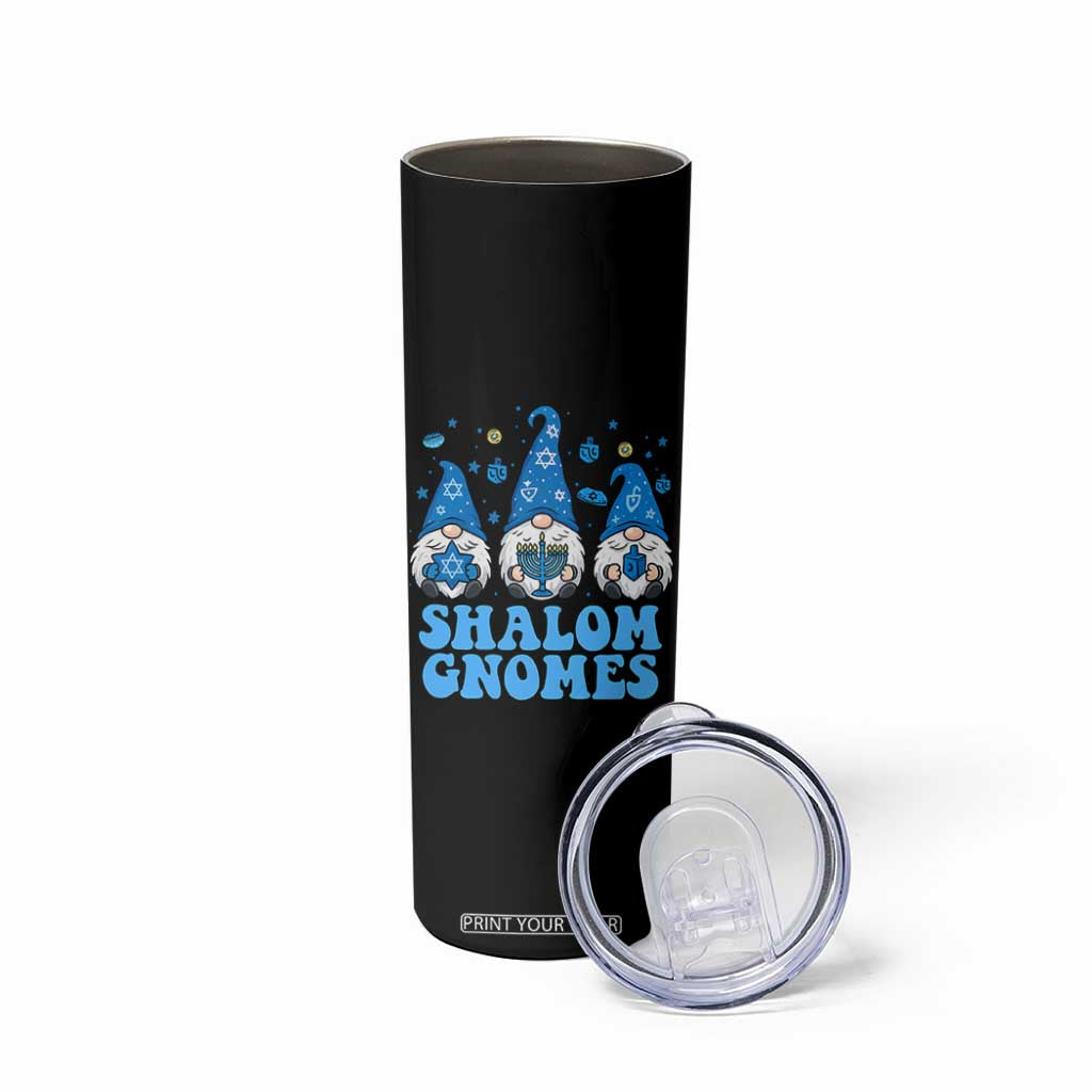 Happy Hanukkah Skinny Tumbler Retro Groovy Eight Nights Lights TS10 Print Your Wear