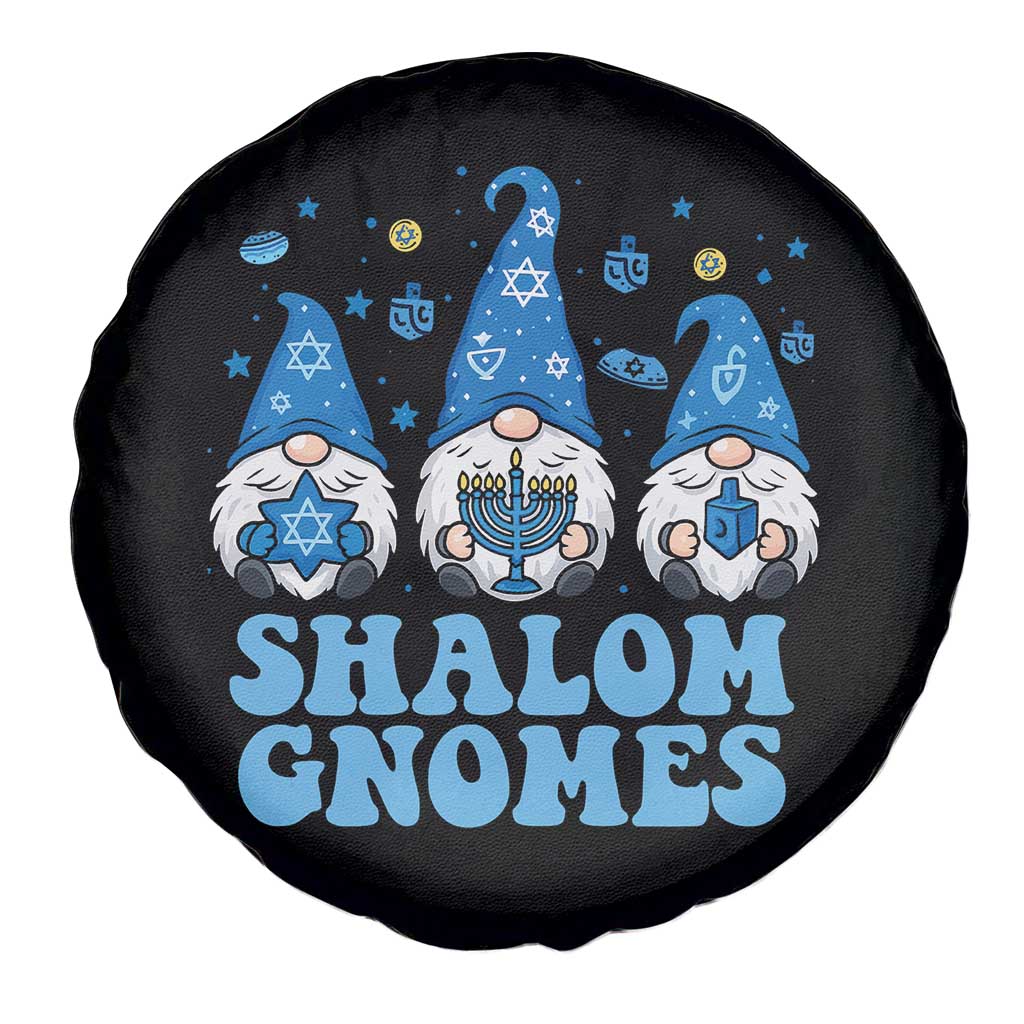 Happy Hanukkah Spare Tire Cover Retro Groovy Eight Nights Lights TS10 Print Your Wear