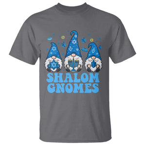 Happy Hanukkah T Shirt Retro Groovy Eight Nights Lights TS10 Charcoal Print Your Wear