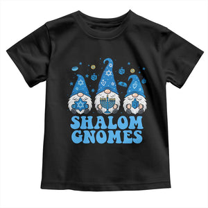 Happy Hanukkah Toddler T Shirt Retro Groovy Eight Nights Lights TS10 Black Print Your Wear