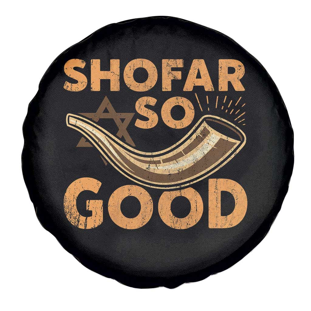Shofar So Good Spare Tire Cover Funny Rosh Hashanah Jewish Holiday Gift TS10 Print Your Wear