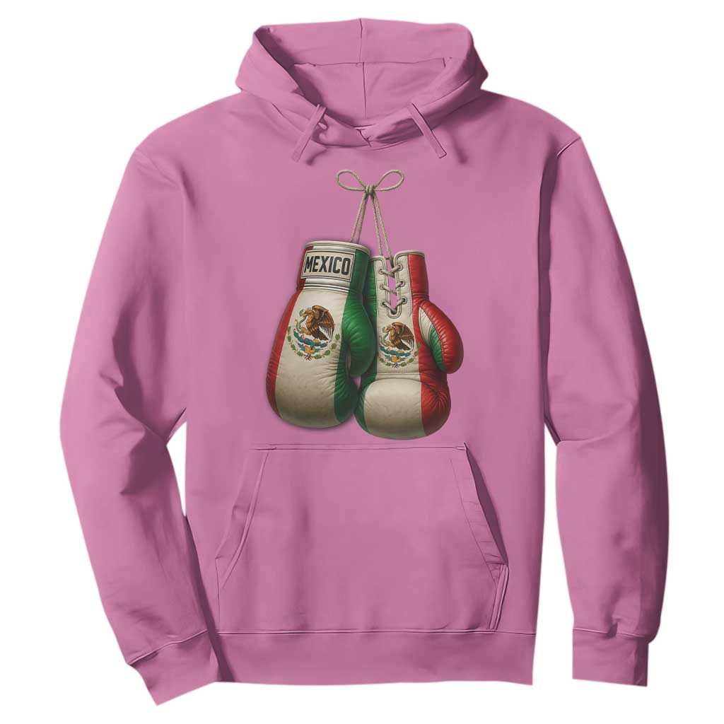 Mexican Boxing Gloves Hoodie Retro Vintage Mexico Flag Boxer TS10 Azalea Print Your Wear