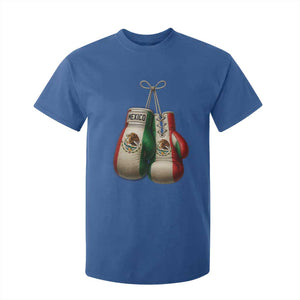 Mexican Boxing Gloves T Shirt For Kid Retro Vintage Mexico Flag Boxer TS10 Royal Blue Print Your Wear
