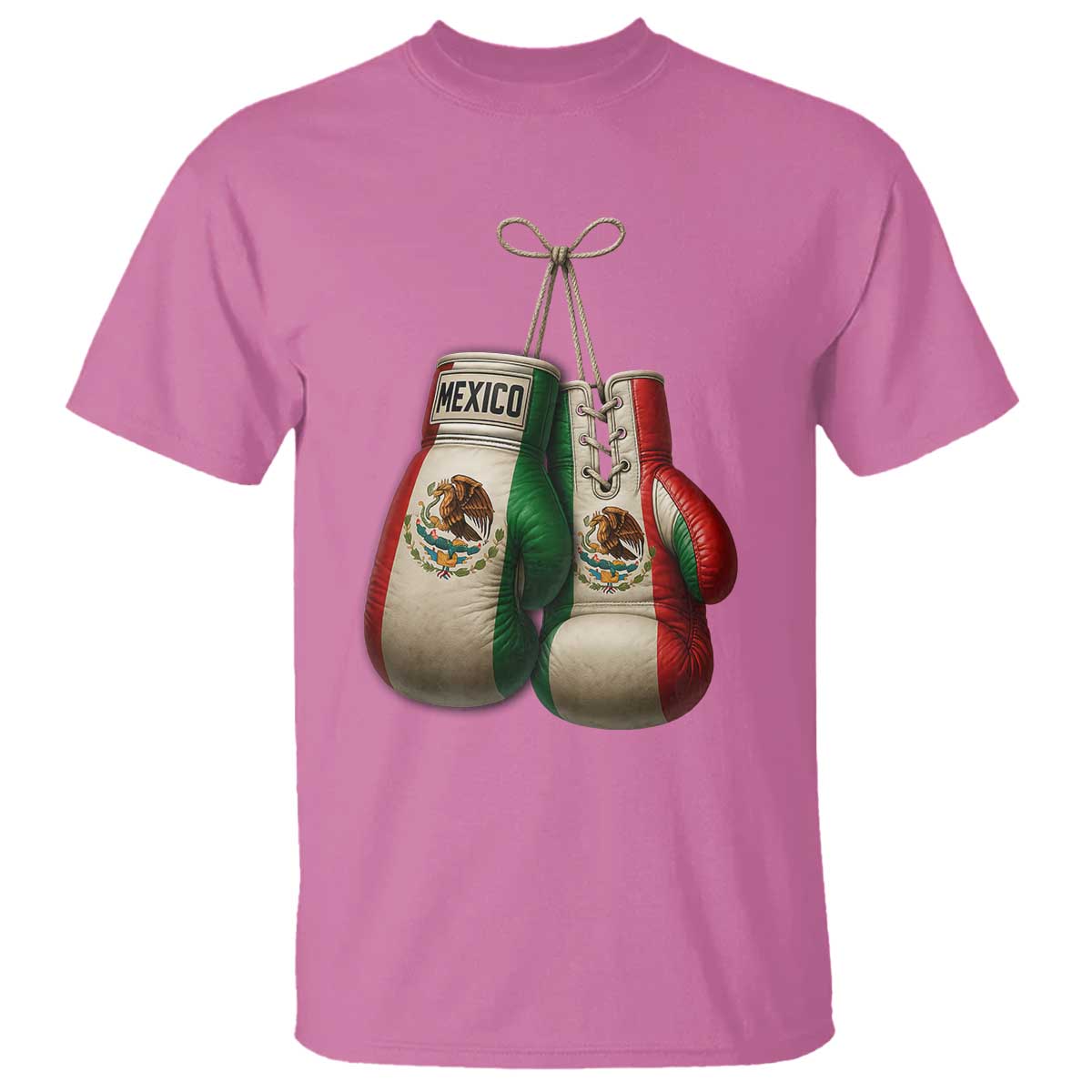 Mexican Boxing Gloves T Shirt Retro Vintage Mexico Flag Boxer TS10 Azalea Print Your Wear