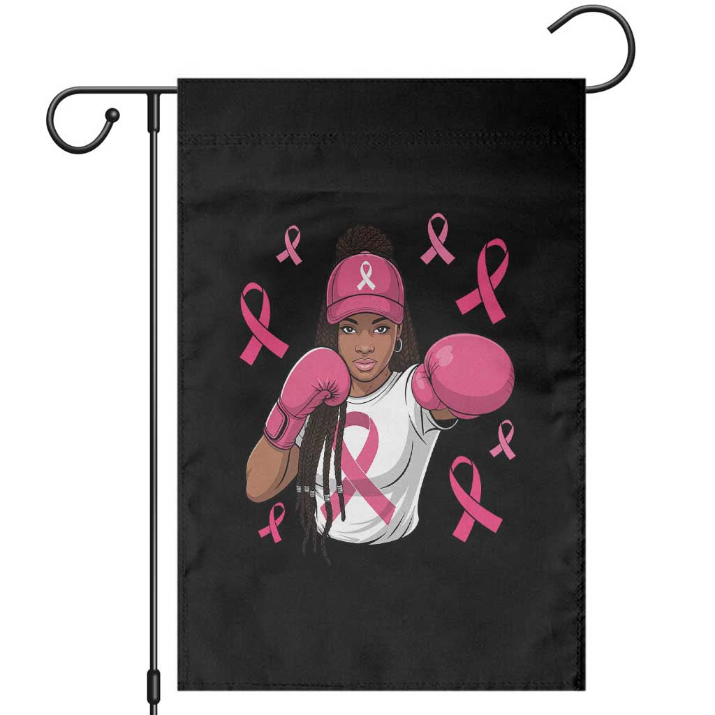 Black Women Fight Breast Cancer Awareness Garden Flag Pink Ribbon African American TS10 Black Print Your Wear