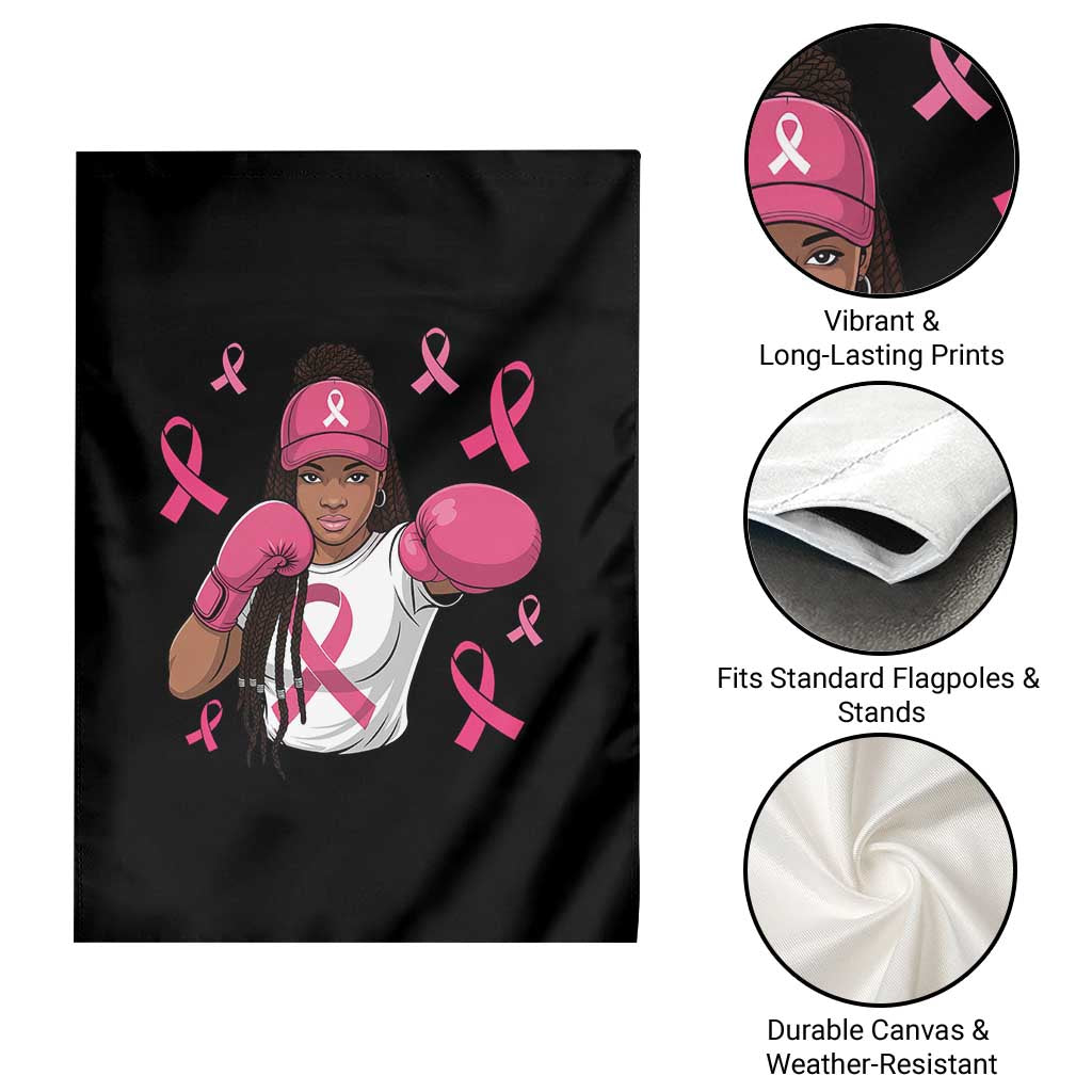 Black Women Fight Breast Cancer Awareness Garden Flag Pink Ribbon African American TS10 Print Your Wear