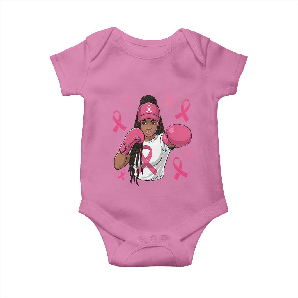 Black Women Fight Breast Cancer Awareness Baby Onesie Pink Ribbon African American TS10 Azalea Print Your Wear
