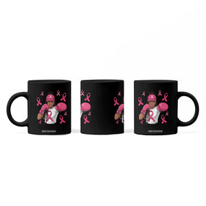 Black Women Fight Breast Cancer Awareness Coffee Mug Pink Ribbon African American TS10 Print Your Wear