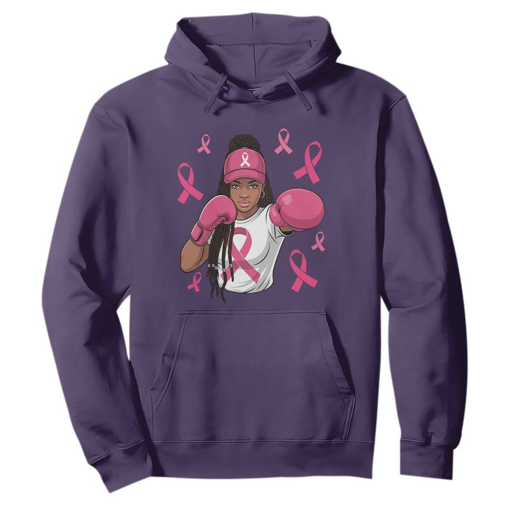 Black Women Fight Breast Cancer Awareness Hoodie Pink Ribbon African American TS10 Purple Print Your Wear