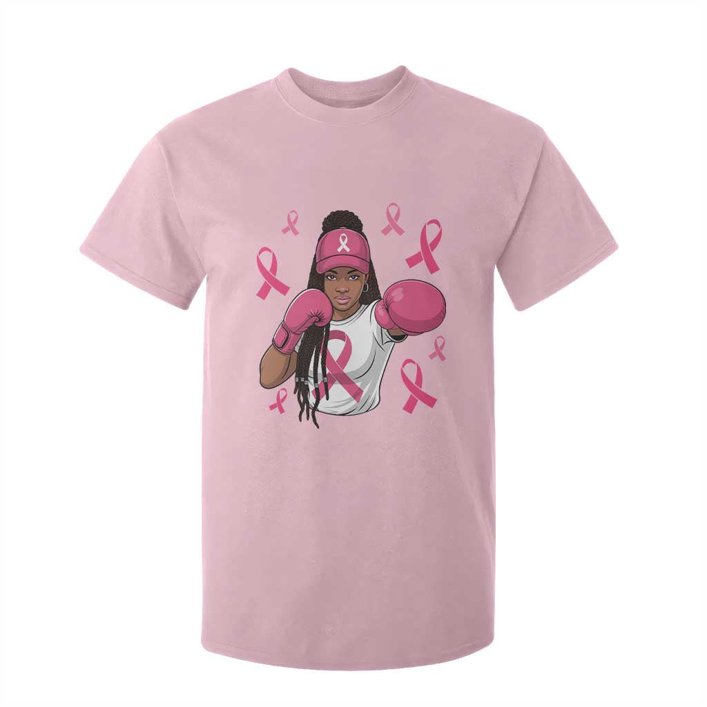 Black Women Fight Breast Cancer Awareness T Shirt For Kid Pink Ribbon African American TS10 Light Pink Print Your Wear