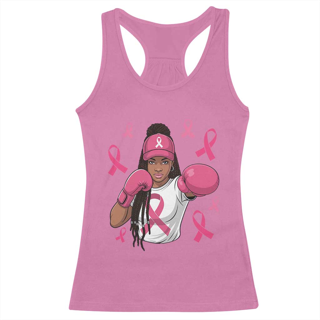 Black Women Fight Breast Cancer Awareness Racerback Tank Top Pink Ribbon African American TS10 Azalea Print Your Wear