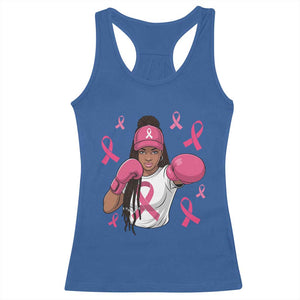 Black Women Fight Breast Cancer Awareness Racerback Tank Top Pink Ribbon African American TS10 Royal Blue Print Your Wear
