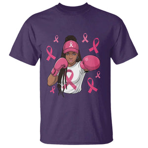 Black Women Fight Breast Cancer Awareness T Shirt Pink Ribbon African American TS10 Purple Print Your Wear