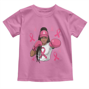 Black Women Fight Breast Cancer Awareness Toddler T Shirt Pink Ribbon African American TS10 Azalea Print Your Wear
