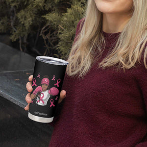 Black Women Fight Breast Cancer Awareness Tumbler Cup Pink Ribbon African American TS10 Print Your Wear