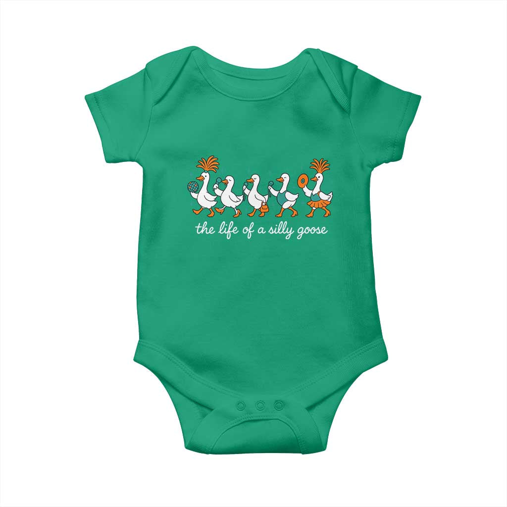 The Life Of A Silly Goose Baby Onesie Funny Concert Outfit Country Music Fan TS10 Irish Green Print Your Wear