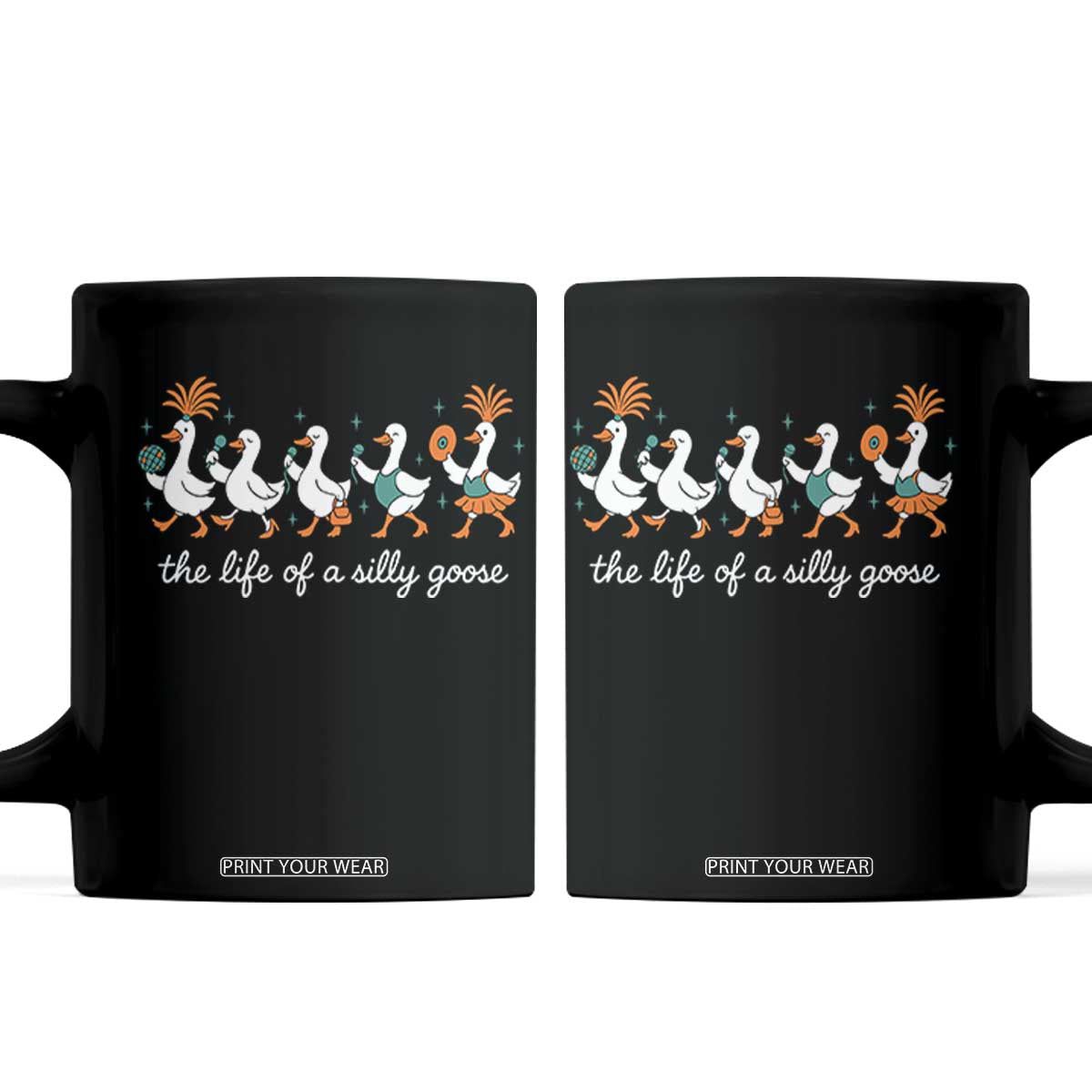 The Life Of A Silly Goose Coffee Mug Funny Concert Outfit Country Music Fan TS10 Black Print Your Wear