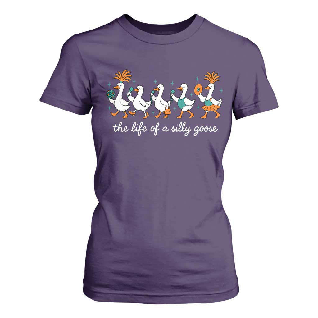 The Life Of A Silly Goose T Shirt For Women Funny Concert Outfit Country Music Fan TS10 Purple Print Your Wear
