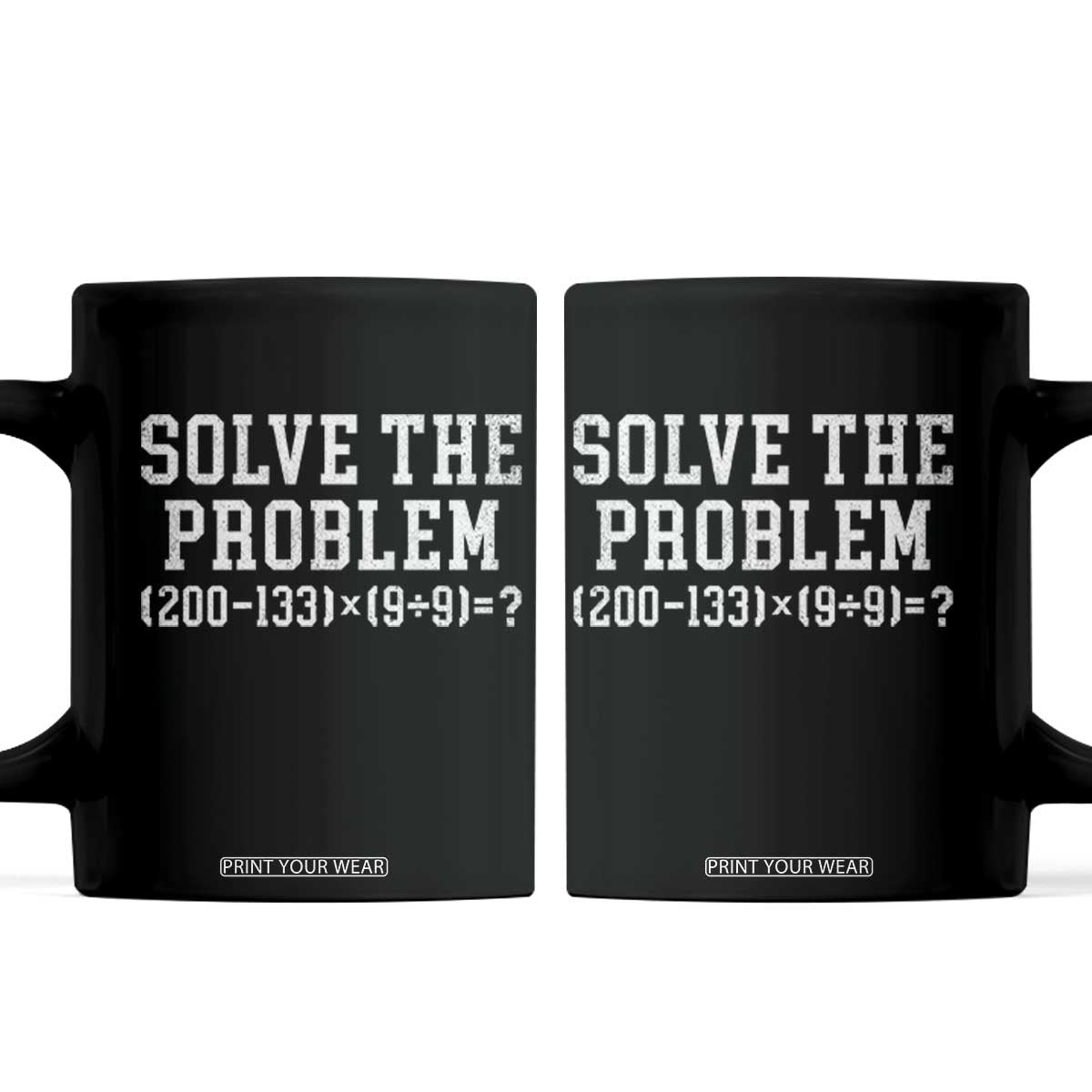 Funny Six Seven Coffee Mug Math Teacher Joke 67 Meme Gen Alpha Slang TS10 Black Print Your Wear