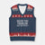 Funny Six Seven V-Neck Knit Sweater Vest Math Teacher Joke 67 Meme Gen Alpha Slang TS10 Navy Red Print Your Wear