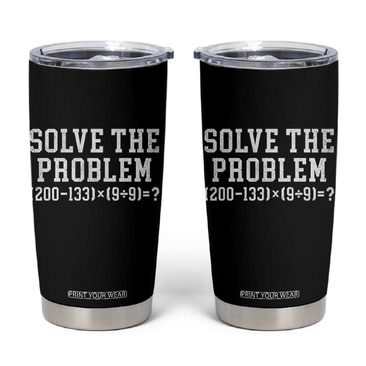 Funny Six Seven Tumbler Cup Math Teacher Joke 67 Meme Gen Alpha Slang TS10 Black Print Your Wear