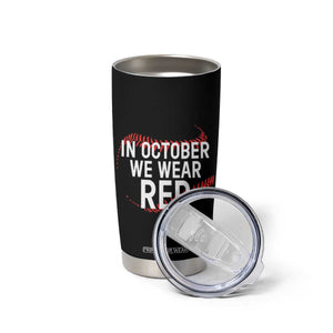 In October We Wear Red Tumbler Cup Philadelphia Baseball Philly TS10 Print Your Wear