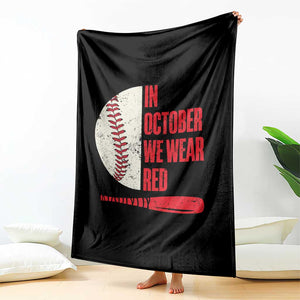 Red October Phillies Throw Blanket Retro Philadelphia Baseball Fan TS10 Print Your Wear