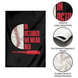 Red October Phillies Garden Flag Retro Philadelphia Baseball Fan TS10 Print Your Wear