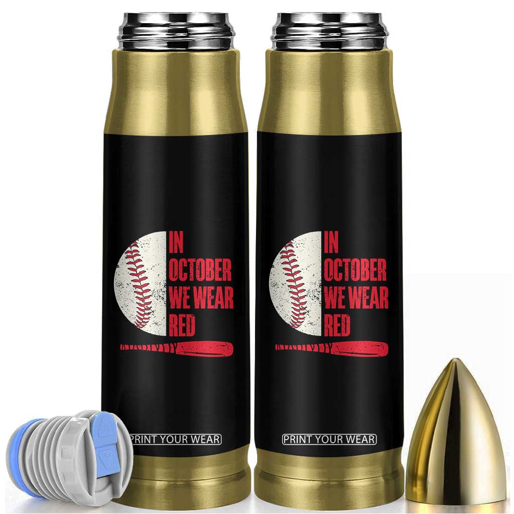 Red October Phillies Bullet Tumbler Retro Philadelphia Baseball Fan TS10 Black Print Your Wear
