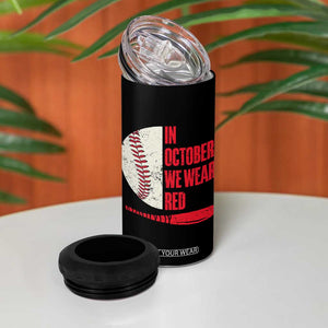 Red October Phillies 4 in 1 Can Cooler Tumbler Retro Philadelphia Baseball Fan TS10 Print Your Wear