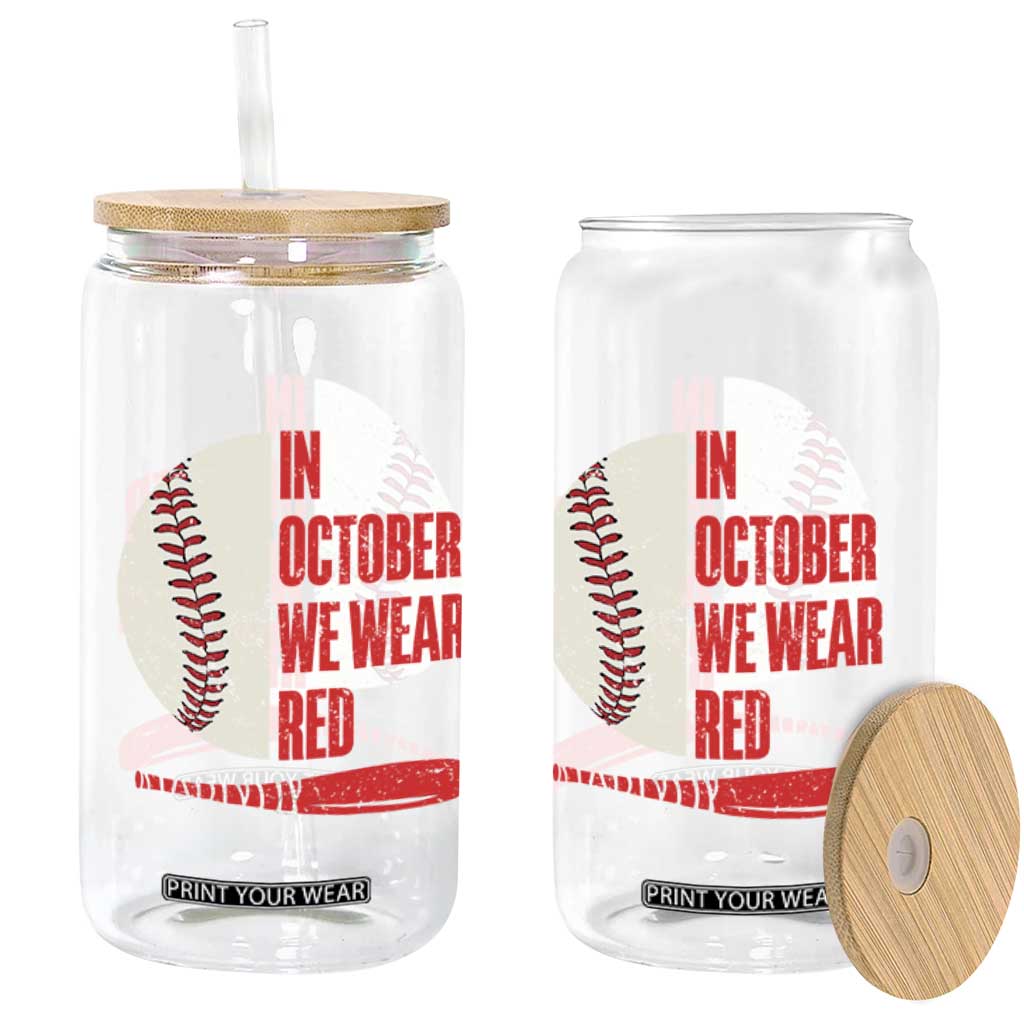 Red October Phillies Glass Can Retro Philadelphia Baseball Fan TS10 Print Your Wear